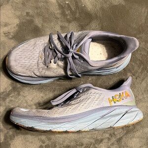 Hoka Women's Light Gray Athletic Shoes